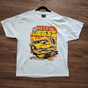 Vintage Y2K JEGS Nascar NHRA Racing Tshirt